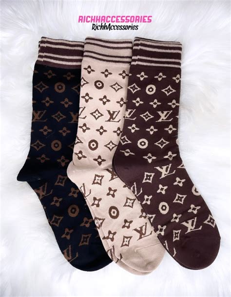 brown louis vuitton socks|louis vuitton sock booties.